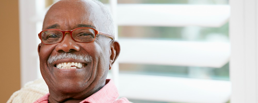 man smiling after receiving bone grafting in richmond indiana